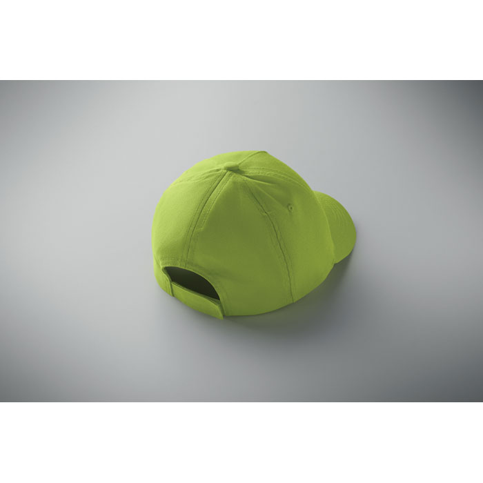 5 panel kids baseball cap Lime item picture 6