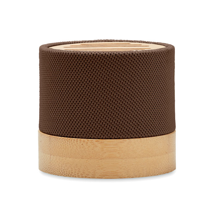 Speaker wireless Bamboo RPET Cioccolato item picture side