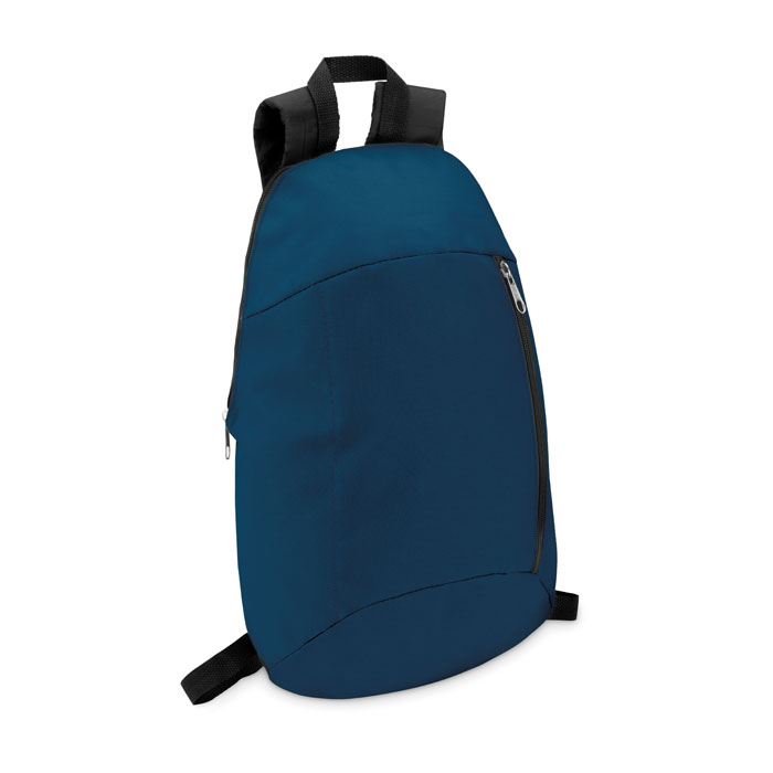 Backpack with front pocket Blu item picture back