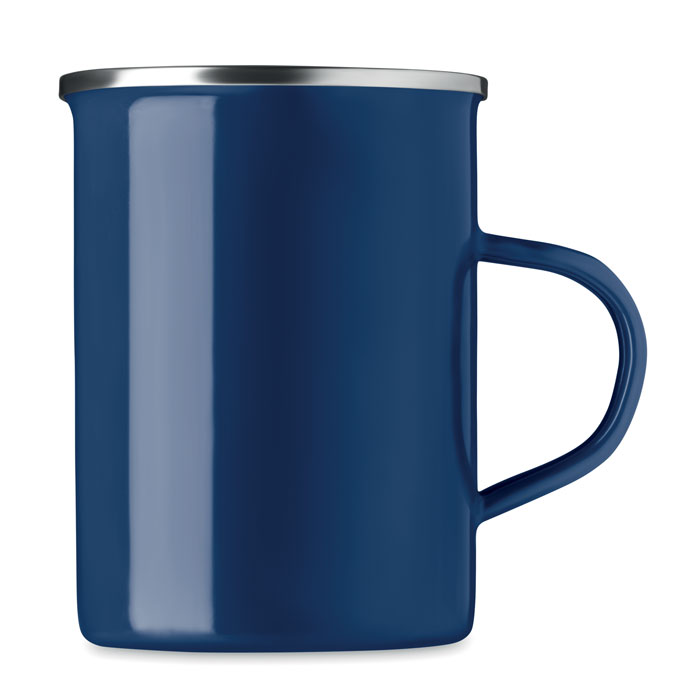 Metal mug with enamel layer Blu item picture back