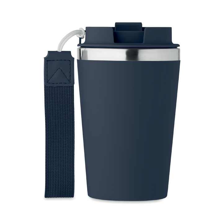 Bicchiere doppio strato 350 ml Francese Navy item picture top