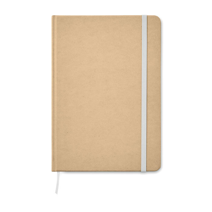 A5 recycled notebook 80 lined Bianco item picture front
