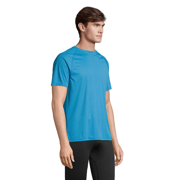 VORTEX RAGLAN T-SHIRT Aqua item picture side