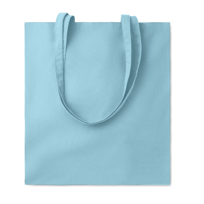 180gr/m² cotton shopping bag Blu Bambino item picture front