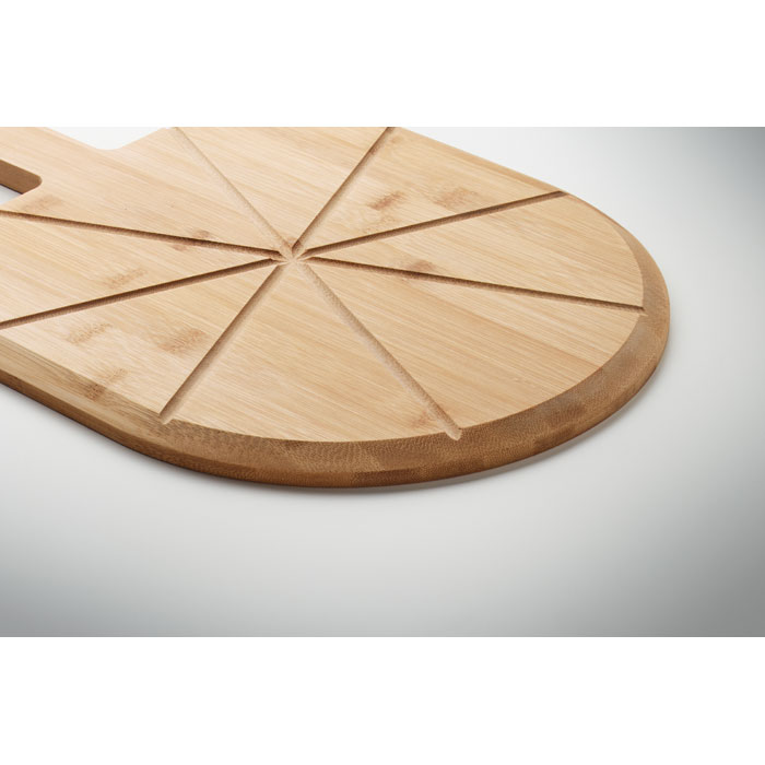 Bamboo pizza board & cutter Legno item picture top