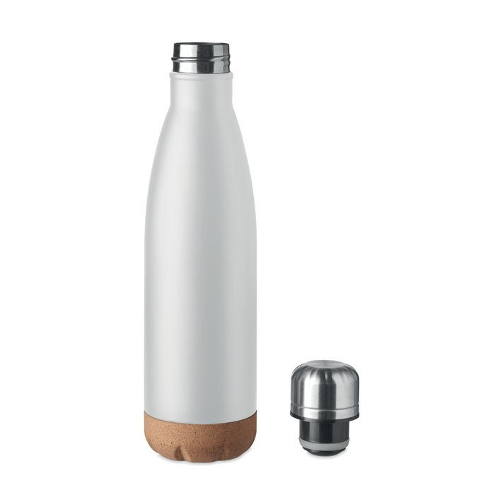 Double wall bottle 500 ml Bianco item picture side