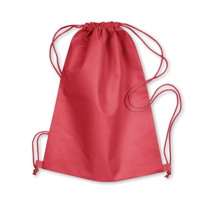 80gr/m² nonwoven drawstring Rosso item picture front