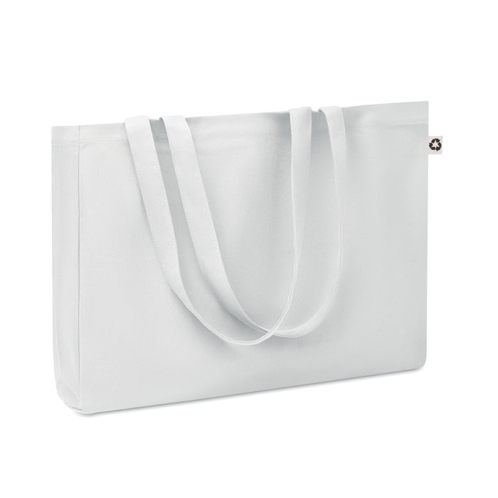 Borsa in tela riciclata 280 gr/ Bianco item picture front