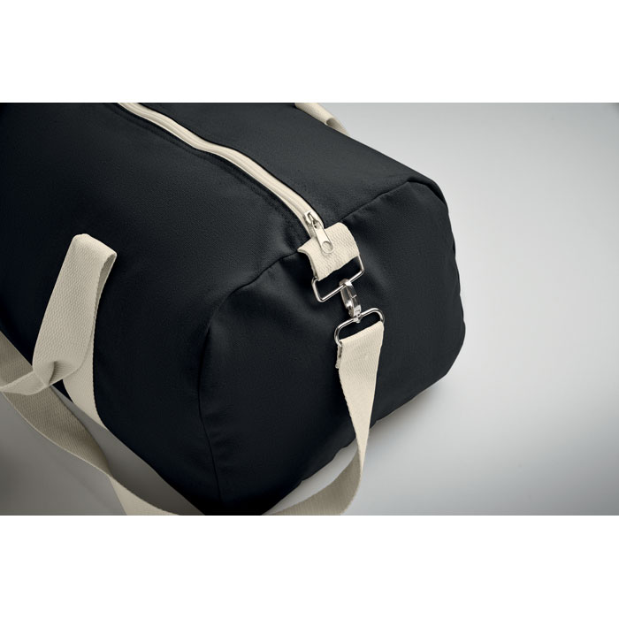 Recycled duffle bag 320 gr/m² Nero item detail picture