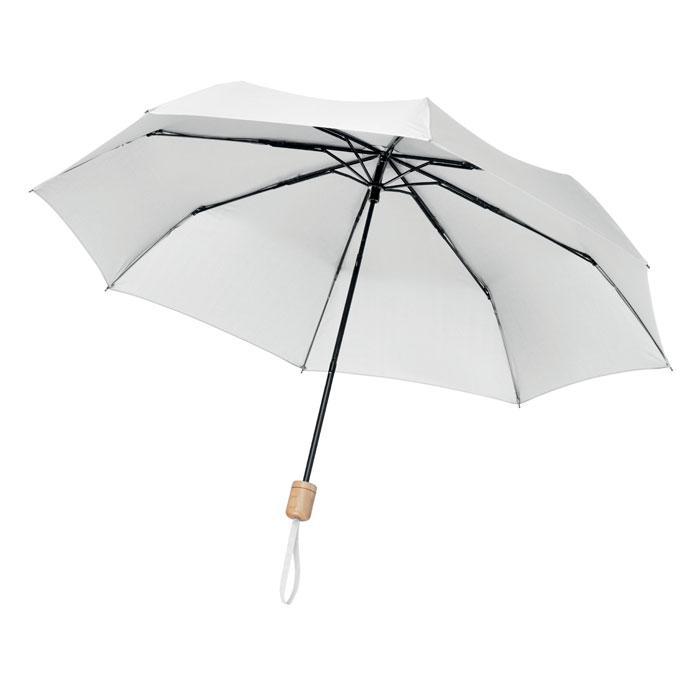 21 inch RPET foldable umbrella Bianco item picture side