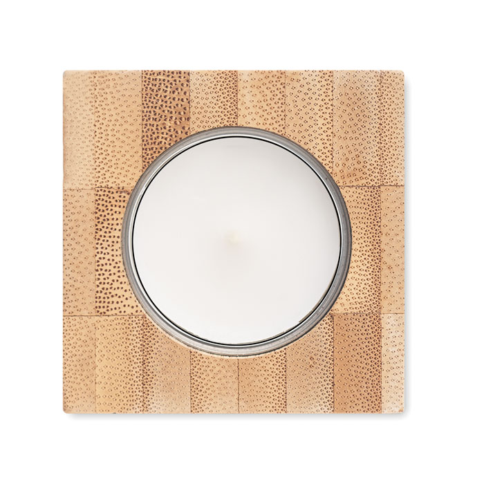 Bamboo tealight holder Legno item picture side