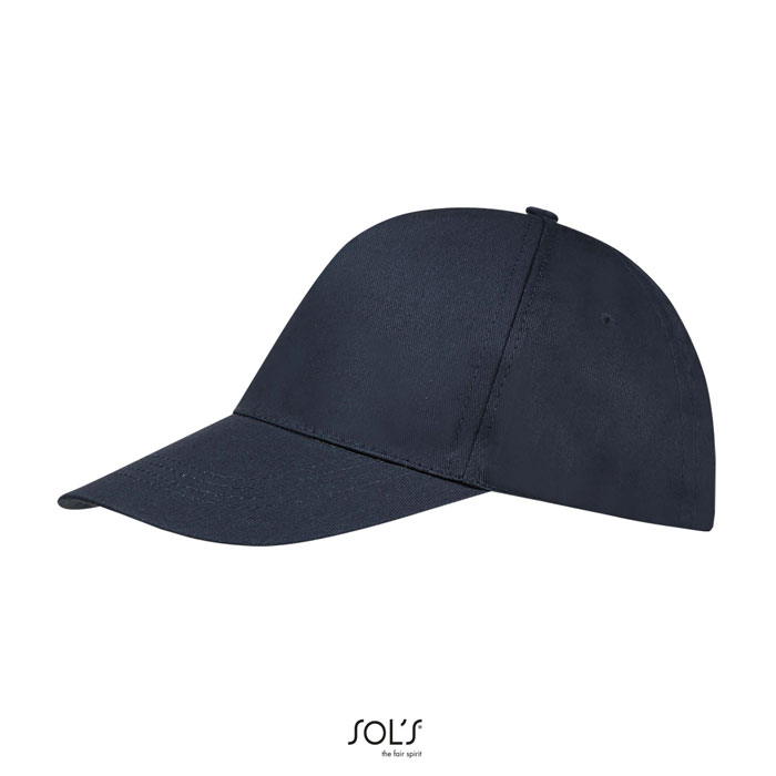 BUZZ FIVE PANEL CAP Blu Scuro Francese item picture side