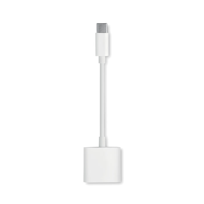 Splitter audio con jack ABS di Bianco item picture 1
