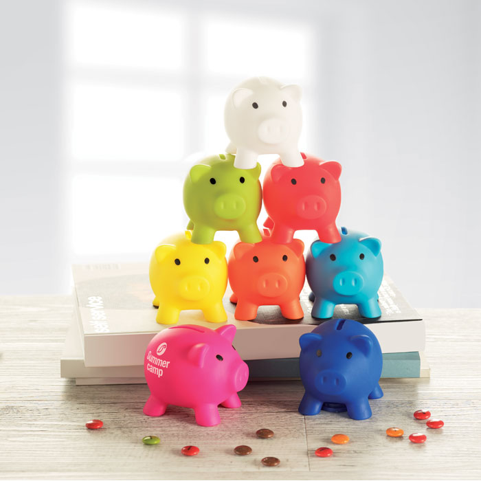 Piggy bank Bianco item picture printed