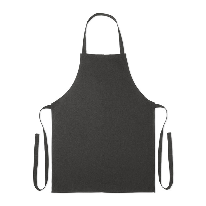 Recycled cotton apron Nero item picture top