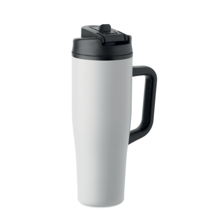 Bicchiere doppio strato 900 ml Bianco item picture back