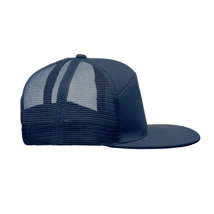 7 panel flat visor cap Francese Navy item picture top