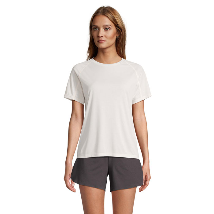 VORTEX WOMEN RAGLAN T-SHIRT Bianco Sporco item picture front