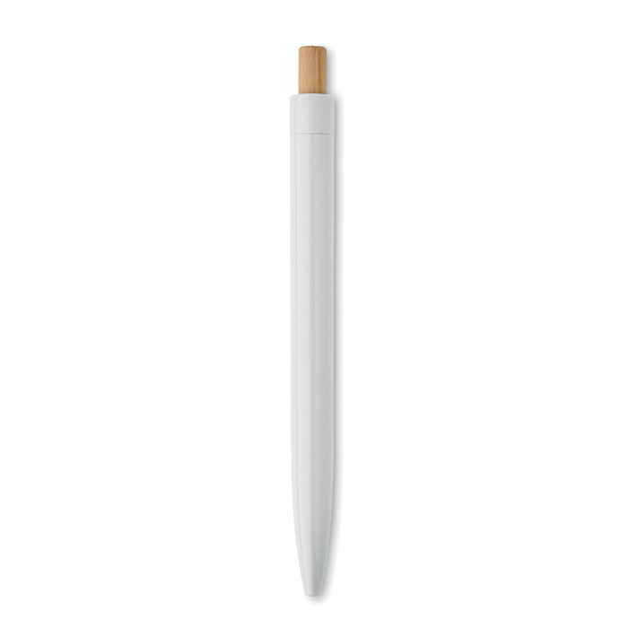 Penna a sfera in ABS riciclato Bianco item picture side