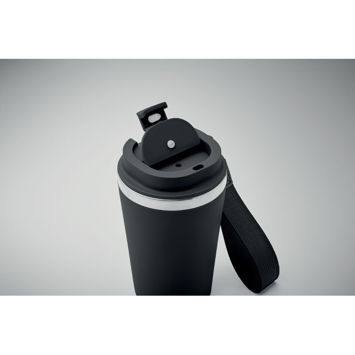 Bicchiere doppio strato 350 ml Nero item detail picture