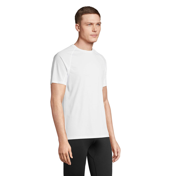 VORTEX RAGLAN T-SHIRT Bianco item picture side