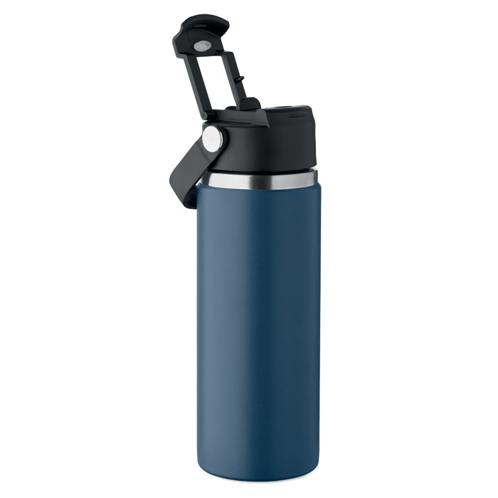 Double wall bottle 500 ml Francese Navy item picture back