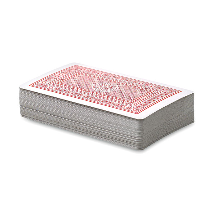 Playing cards in pp case Rosso item picture side