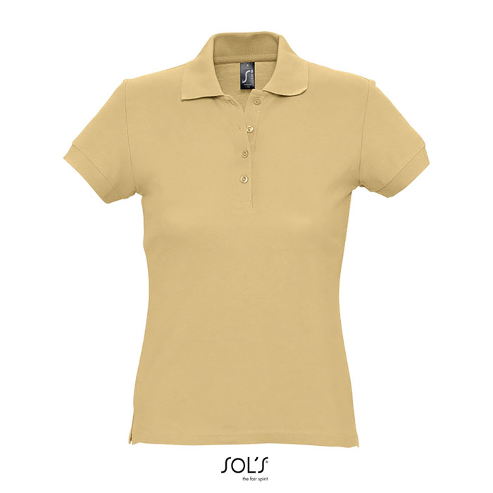 PASSION WOMEN POLO 170g Sand item picture front