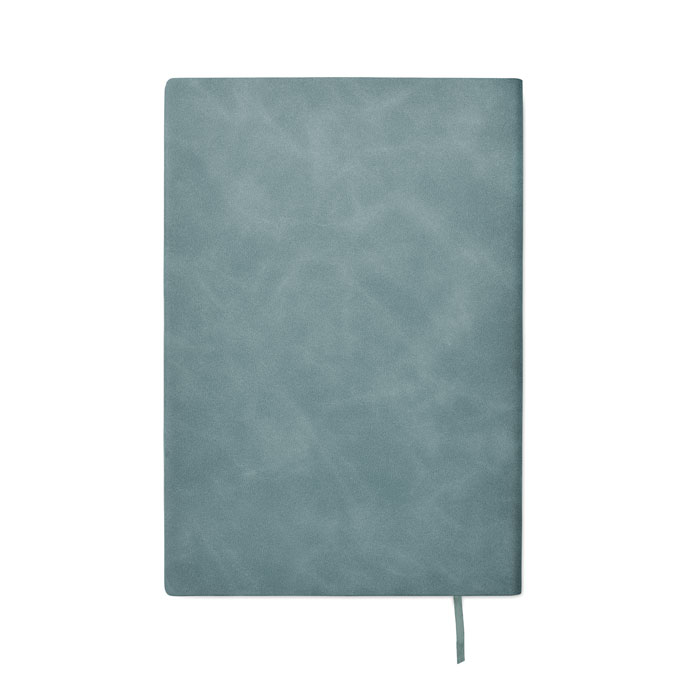 Notebook A5 in PU fumé Verde Menta item picture back