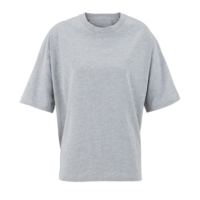 BOXY WOMEN OVERSIZE T-SHIRT Grigio Chiaro Melange item picture front