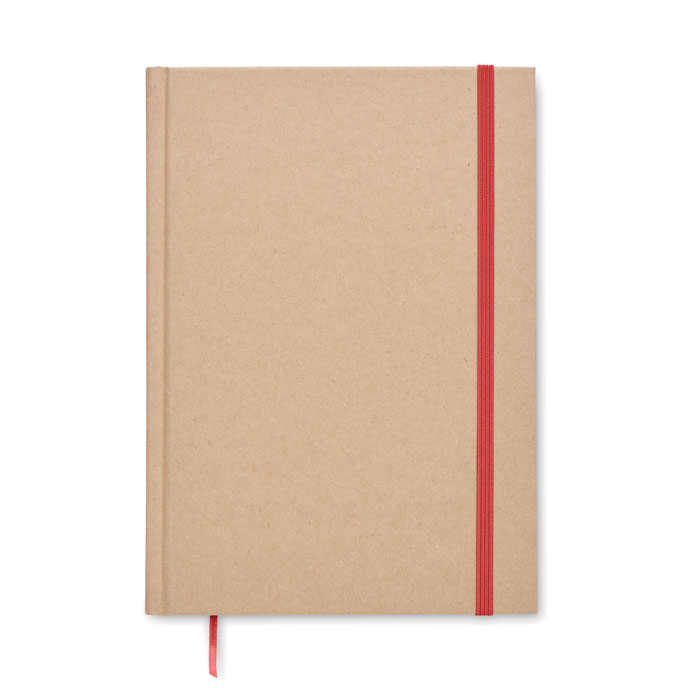 Notebook A5, pagine riciclate Rosso item picture side