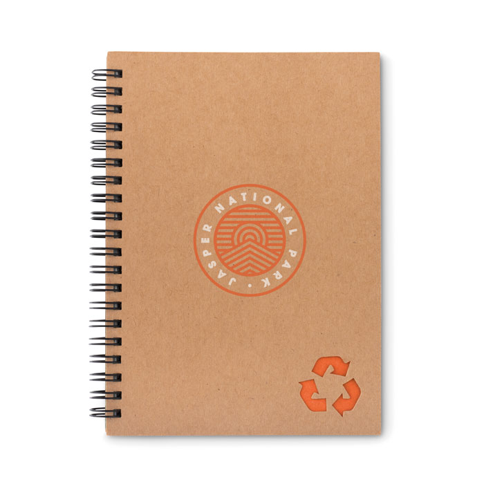 Stone paper notebook 70 lined Arancio item picture printed