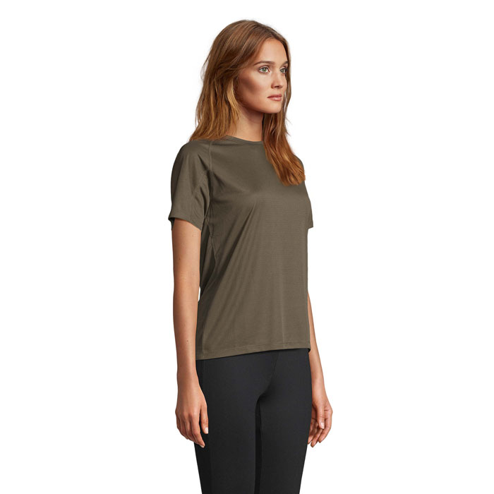 VORTEX WOMEN RAGLAN T-SHIRT Army item picture side