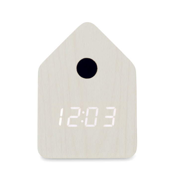 MDF cuckoo alarm clock Bianco item picture 1