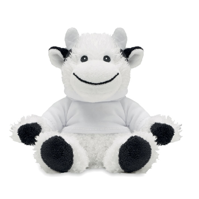 Peluche a forma di mucca Bianco item picture top