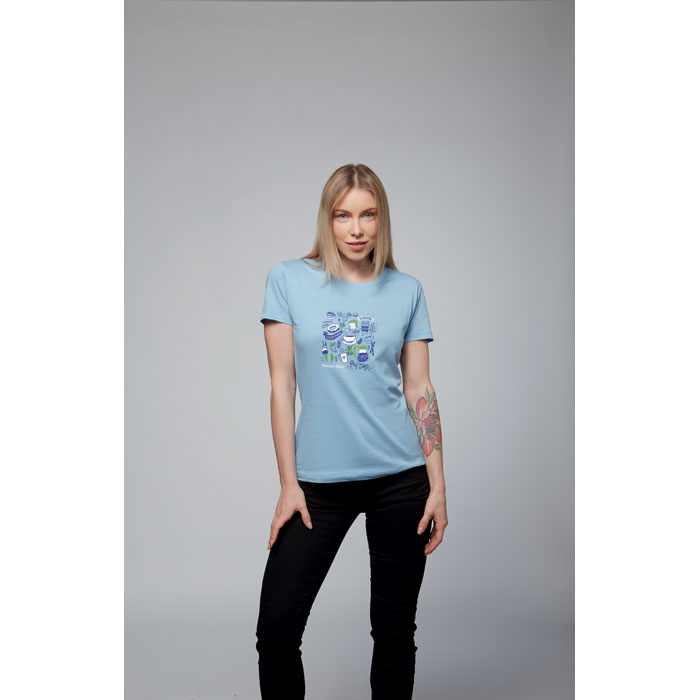 REGENT DONNA T-SHIRT 150g atoll blue item picture printed