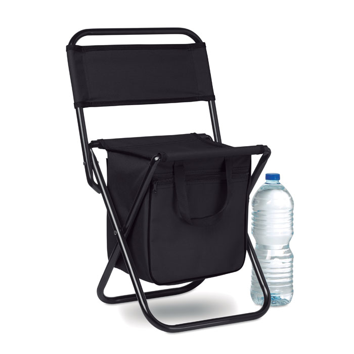 Foldable 600D chair/cooler Nero item picture side
