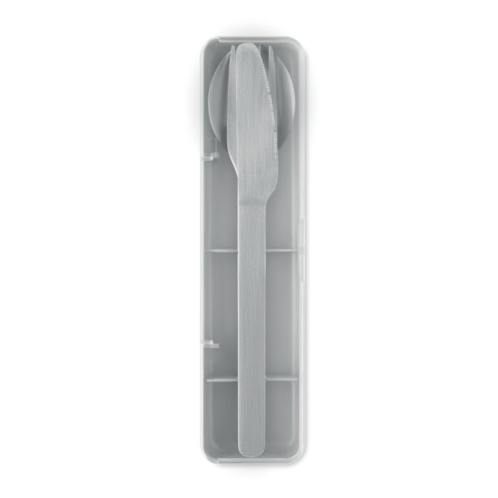 Set posate in acciaio inox Grigio item picture back