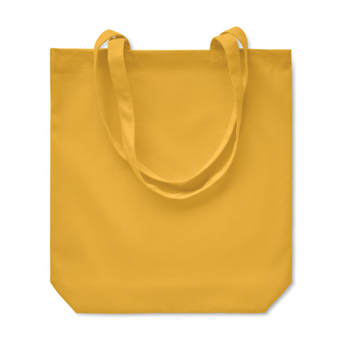 270 gr/m² Canvas shopping bag Ochre item picture back