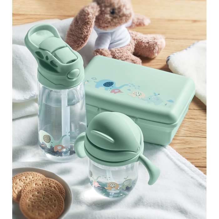 Baby sippy cup in Tritan. Verde Menta item ambiant picture