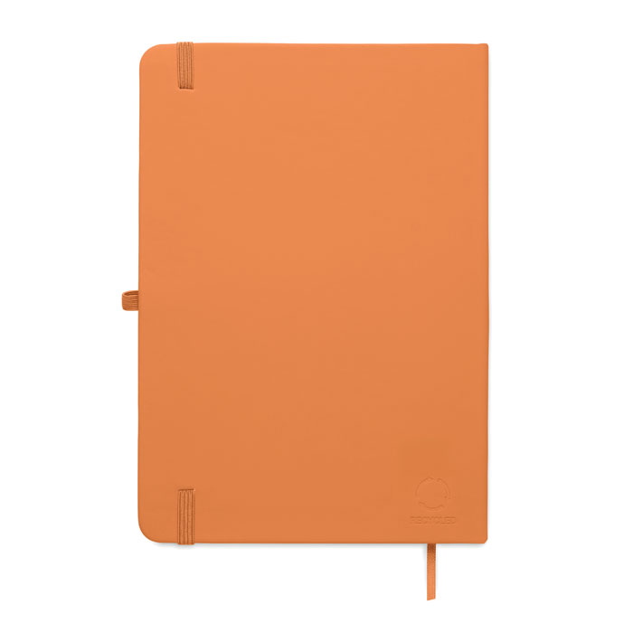 Notebook A5 in PU riciclato Arancio item picture open