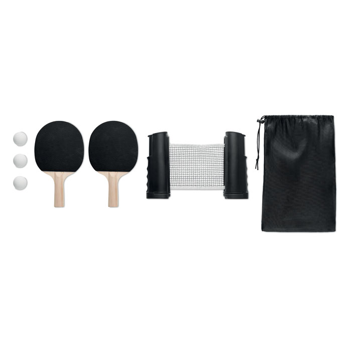 Set da ping-pong black item picture back
