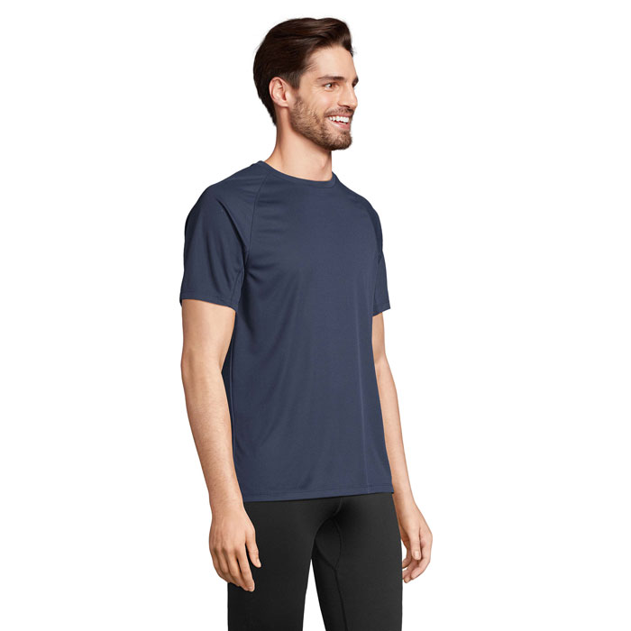 VORTEX RAGLAN T-SHIRT Blu Scuro Francese item picture side
