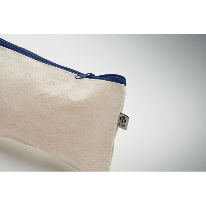 Cosmetic bag cotton 340 gr/m² Blu item detail picture