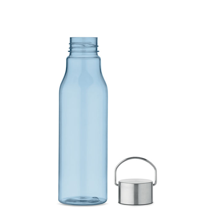 RPET bottle with PP lid 600 ml Azzurro Chiaro Trasparente item picture back