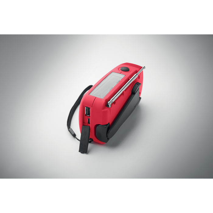 Radio portatile con torcia LED MO2746- Rosso item picture 2