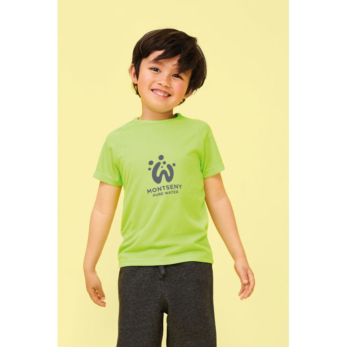 SPORTY KIDS T-SHIRT 140g white item picture printed