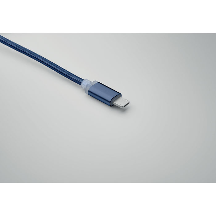 4 in 1 charging cable type C Francese Navy item picture back