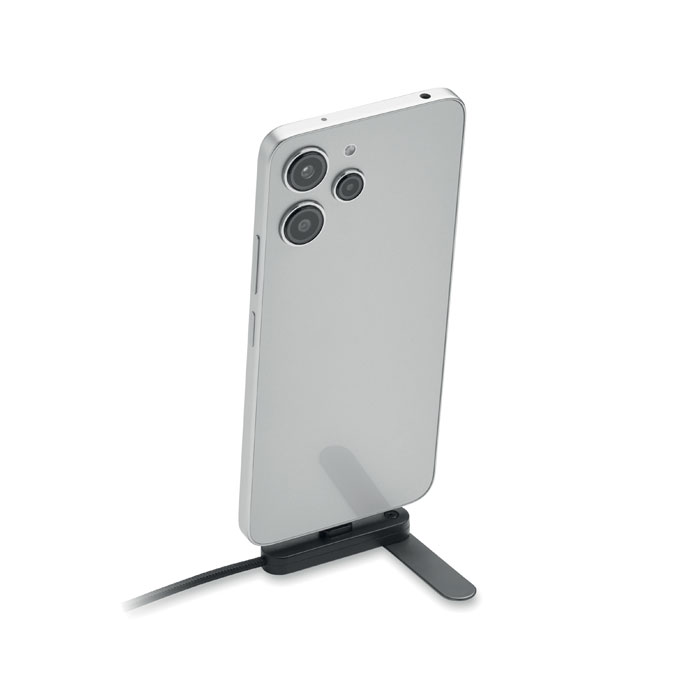 Supporto telefono con cavo Nero item picture 1