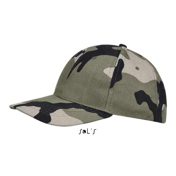 BUFFALO SIX PANEL CAP Camo item picture side